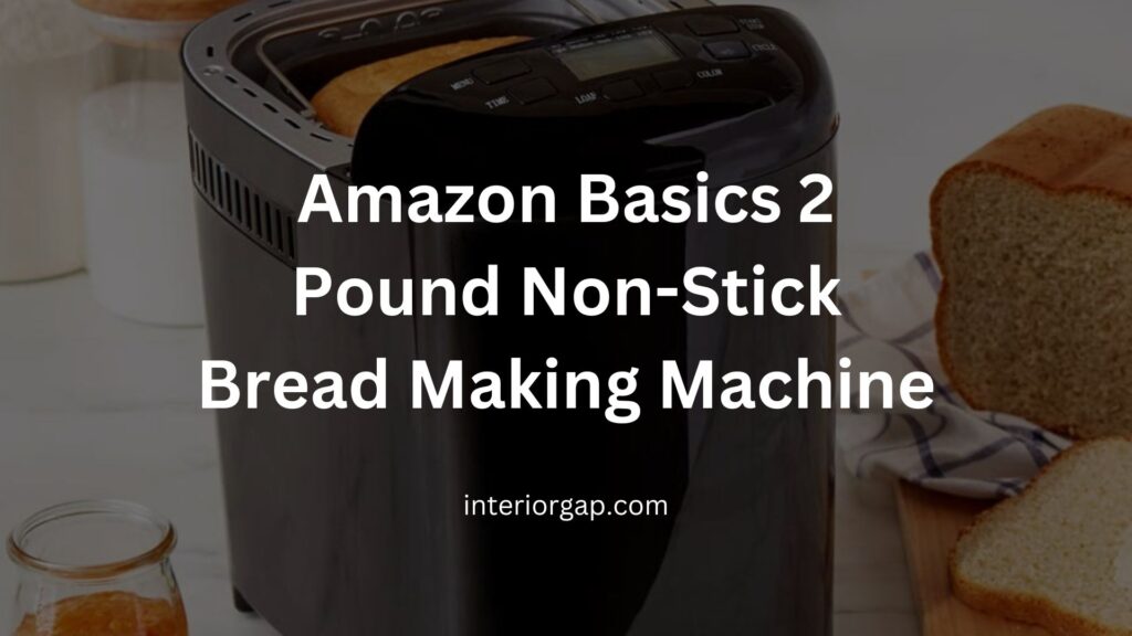 
Amazon Basics 2 Pound Non-Stick Bread Making Machine, Black